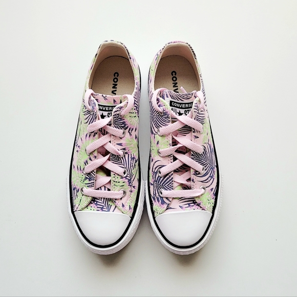Converse CTAS Eva Lift Ox Pink Foam Washed Indigo Youth 3 - Picture 3 of 6
